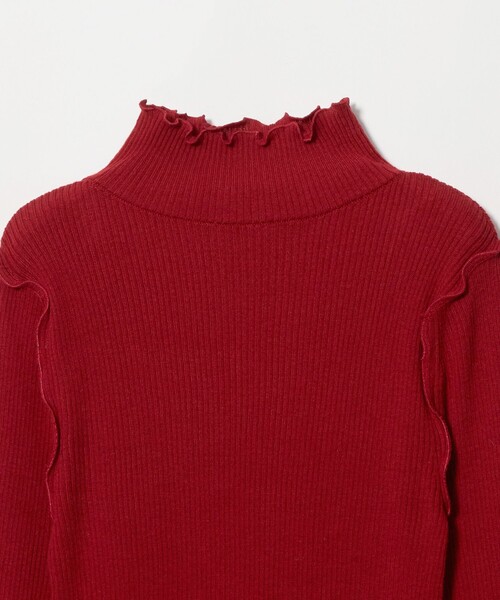 A DAY IN THE LIFE UNITED ARROWS(アデイインザライフユナイテッドアローズ)の「リブ ラメメロー ハイネックニット <A DAY IN THE LIFE>(ニット/セーター・レディース・レッド/ナチュラル/その他1/ブラック/ライトグレー/ダークブラウン・FREE)」の20枚目の写真