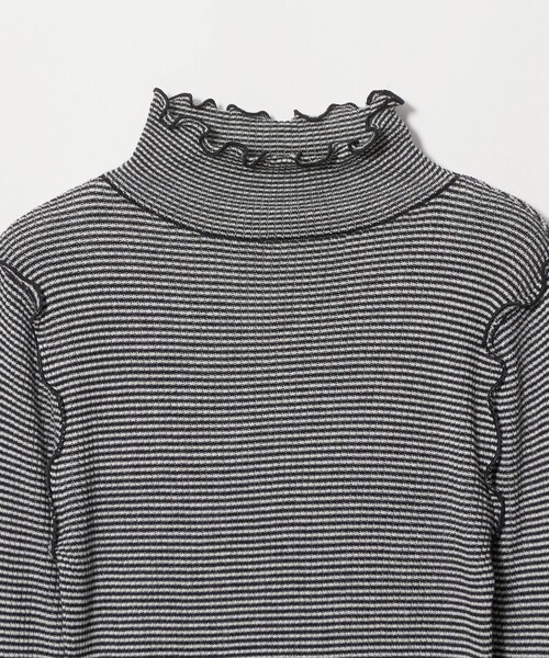A DAY IN THE LIFE UNITED ARROWS(アデイインザライフユナイテッドアローズ)の「リブ ラメメロー ハイネックニット <A DAY IN THE LIFE>(ニット/セーター・レディース・レッド/ナチュラル/その他1/ブラック/ライトグレー/ダークブラウン・FREE)」の7枚目の写真