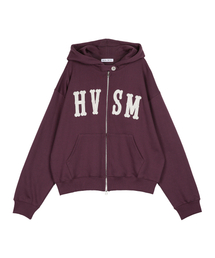 HVSM STITCH ZIP UP HOOD(WINE)