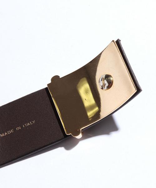BEAUTY&YOUTH UNITED ARROWS(ビューティーアンドユースユナイテッドアローズ)の「BY ∴ イタリー レザー ワイド ブレスレット◆(ブレスレット・メンズ・ブラック/ダークブラウン・FREE)」の6枚目の写真