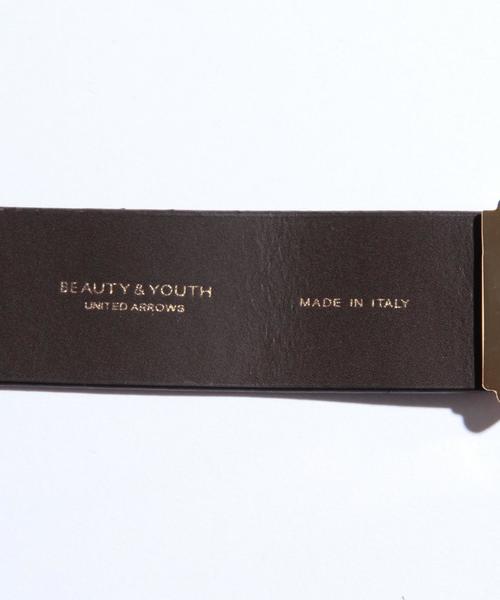 BEAUTY&YOUTH UNITED ARROWS(ビューティーアンドユースユナイテッドアローズ)の「BY ∴ イタリー レザー ワイド ブレスレット◆(ブレスレット・メンズ・ブラック/ダークブラウン・FREE)」の7枚目の写真