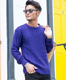 Silver Bullet シルバーバレット メンズ のニット セーター パープル 紫色系 通販 Zozotown