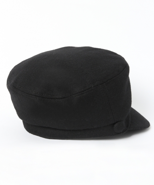 GLOBAL WORK（グローバルワーク）の「メルトンマリンキャス/739441（キャスケット・レディース・ブラック/グレー・FREE）」の5枚目の写真