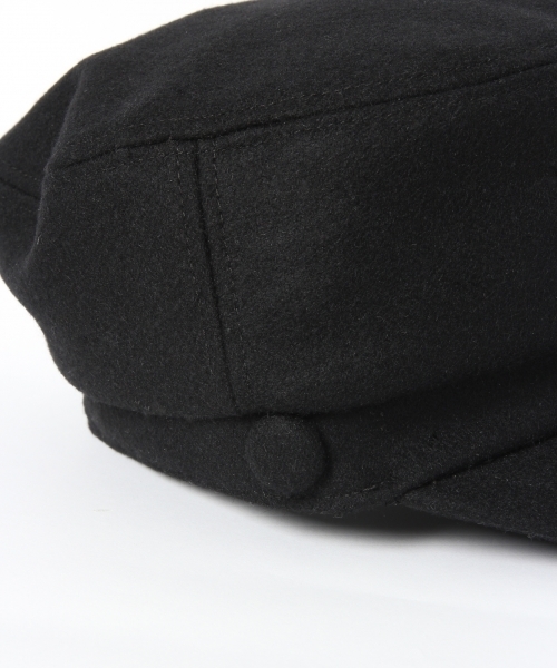GLOBAL WORK（グローバルワーク）の「メルトンマリンキャス/739441（キャスケット・レディース・ブラック/グレー・FREE）」の6枚目の写真