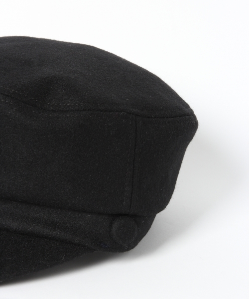 GLOBAL WORK（グローバルワーク）の「メルトンマリンキャス/739441（キャスケット・レディース・ブラック/グレー・FREE）」の7枚目の写真