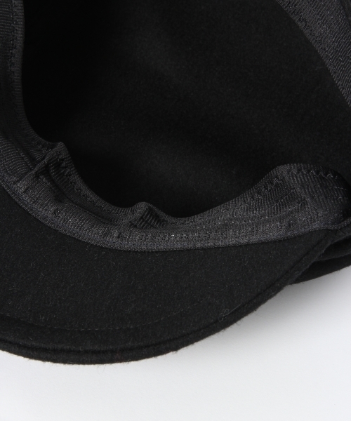 GLOBAL WORK（グローバルワーク）の「メルトンマリンキャス/739441（キャスケット・レディース・ブラック/グレー・FREE）」の3枚目の写真