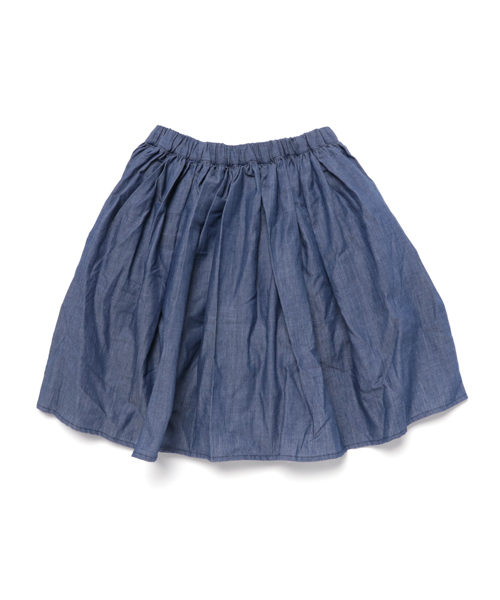 GLOBAL WORK（グローバルワーク）の「【ジュニア】ギャザーボリュームスカート/738916（スカート・キッズ・ブラック/レッド/ブルー/イエロー/グリーン・MEDIUM/LARGE）」の4枚目の写真