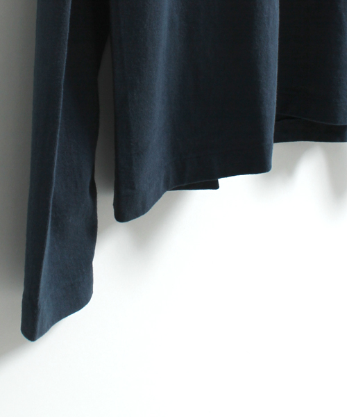 Denime（ドゥニーム）の「【MadeInJapan】BASIC CUTSEW/ベーシックカットソークルーネックロンT（Tシャツ/カットソー・メンズ・ワイン/ホワイト/ネイビー/杢グレー/ブラック・SMALL/MEDIUM/LARGE/X-LARGE/X-SMALL）」の9枚目の写真