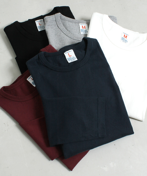 Denime（ドゥニーム）の「【MadeInJapan】BASIC CUTSEW/ベーシックカットソークルーネックロンT（Tシャツ/カットソー・メンズ・ワイン/ホワイト/ネイビー/杢グレー/ブラック・SMALL/MEDIUM/LARGE/X-LARGE/X-SMALL）」の11枚目の写真