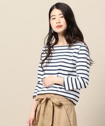 Le Minor | ＜Le minor＞ボートネック7分袖カットソー ◆(Tシャツ/カットソー)