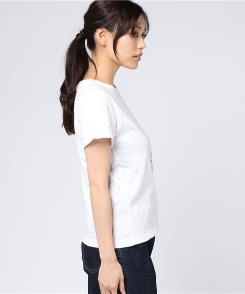 Candy Stripper(キャンディストリッパー)の「CANDY MOTEL TEE(Tシャツ/カットソー・レディース・オフホワイト/チャコールグレー/ライトブルー/ラベンダー・3/2/1)」の6枚目の写真