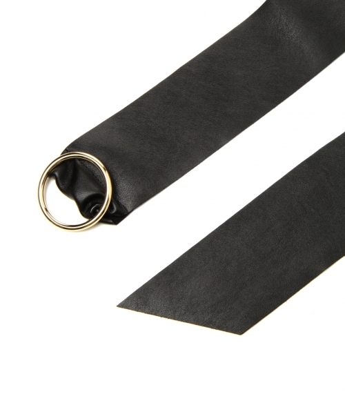 LEPSIM(レプシィム)の「メタルバックルリバーシブルフトベルト 759619(ベルト・レディース・ブラック/グレー・ONE SIZE)」の9枚目の写真