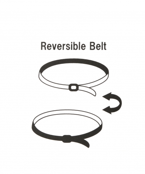 LEPSIM(レプシィム)の「メタルバックルリバーシブルフトベルト 759619(ベルト・レディース・ブラック/グレー・ONE SIZE)」の13枚目の写真