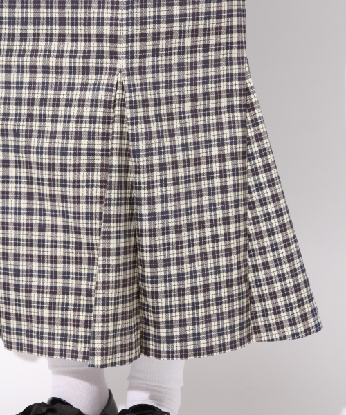 LOWRYS FARM（ローリーズファーム）の「チェックマーメイドスカート　766881 （スカート・レディース・ベージュ/イエロー/ネイビー・LARGE/MEDIUM）」の7枚目の写真