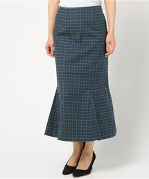 LOWRYS FARM | チェックマーメイドスカート　766881 (スカート)