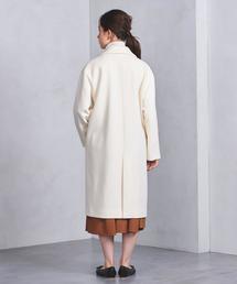 ユナイテッドアローズカラーテーラードコート白アイボリー