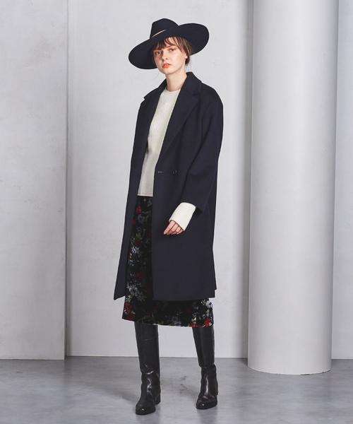ユナイテッドアローズ UBCB カラー テーラード コート ピンク UNITED ARROWS（ユナイテッドアローズ）の「□UBCB カラー