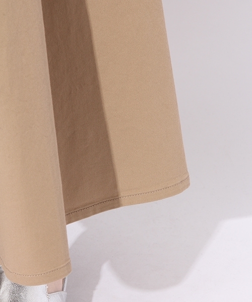 niko and...（ニコアンド）の「ボックスタックロングスカート【niko and ...】（スカート・レディース・カーキ/ブルー/ベージュ・MEDIUM/LARGE）」の10枚目の写真