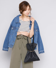 PLAIN CLOTHING | フープハンドル2wayトートバッグ【PLAIN CLOTHING】(ショルダーバッグ)