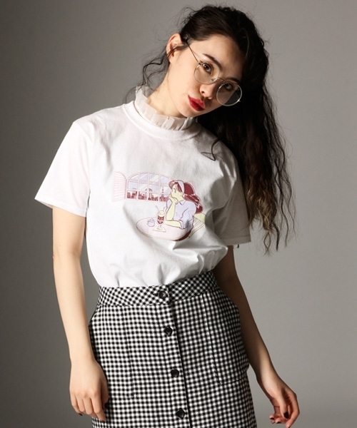 LOWRYS FARM(ローリーズファーム)の「イラストレーターT/SS 790698(Tシャツ/カットソー)」|その他1