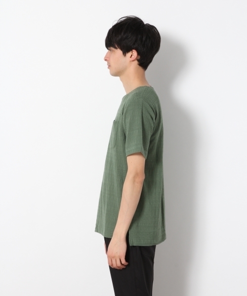 RAGEBLUE(レイジブルー)の「柄リンクスジャガードTシャツ/792391(Tシャツ/カットソー・メンズ・ネイビー/ライトブルー/グリーン/ホワイト/パープル/ベージュ・LARGE/MEDIUM/SMALL)」の11枚目の写真