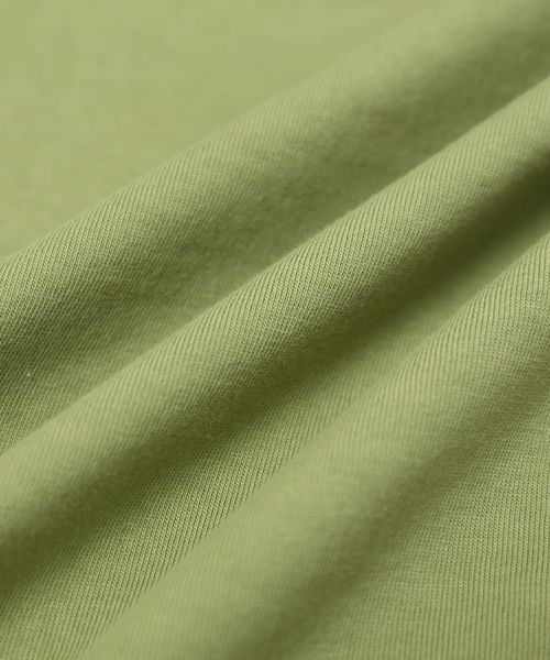 CUBE SUGAR（キューブシュガー）の「オーガニックコットンクルーTシャツ（Tシャツ/カットソー・レディース・ホワイト/イエロー/グリーン・M）」の15枚目の写真