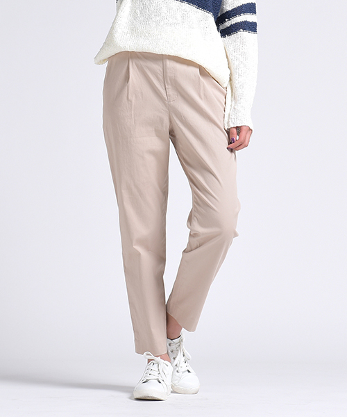 LIPSTAR（リップスター）の「タックスリムテーパードパンツ（その他パンツ・レディース・ベージュ/ネイビー/グリーン系その他2・S/M）」の2枚目の写真