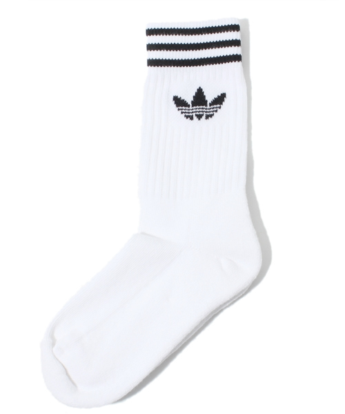 adidas Originals(アディダスオリジナルス)の「2013 adidas CREW SO SO SI アディダス ソックス(ソックス/靴下・レディース・ホワイト/ブラック/ブルー・24cm/27cm)」の2枚目の写真