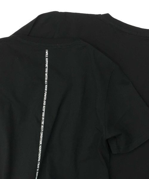 ADMIX/ATELIER SAB MEN（アドミックスアトリエサブメン）の「2枚セット Tシャツ ホワイトVネックT（無地・プリント）（Tシャツ/カットソー・メンズ・オフホワイト/ブラック・48/50/52）」の5枚目の写真