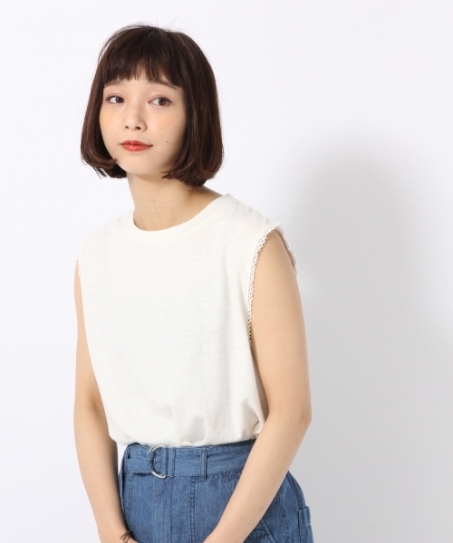 LOWRYS FARM（ローリーズファーム）の「メンアサピコット／ＮＳ  793599（Tシャツ/カットソー・レディース・ホワイト/ブラック/ブルー/ピンク・MEDIUM/LARGE）」の16枚目の写真