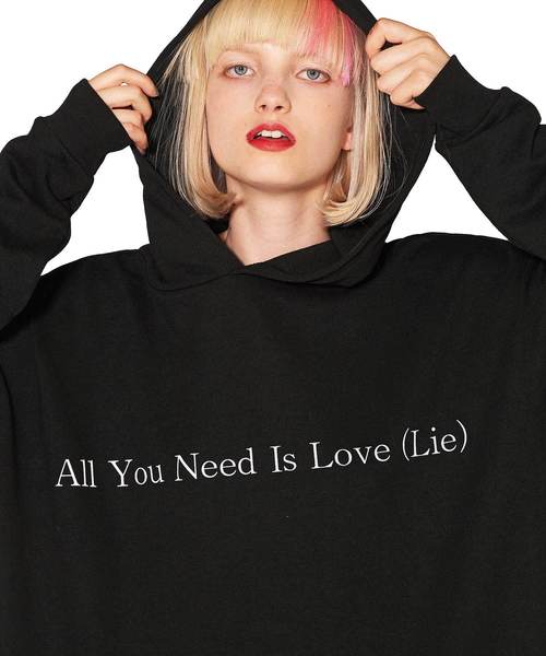 ankoROCK（アンコロック）の「ankoROCK All You Need Is Love (Lie)スウェットプルオーバーパーカー