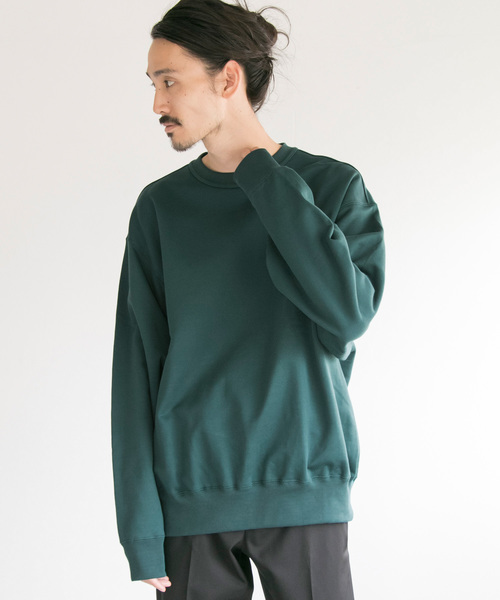 URBAN RESEARCH(アーバンリサーチ)の「COSEI 50/2シルケットバイオSWEAT(スウェット・メンズ・ブラック/レッド/グリーン・2/3)」の3枚目の写真