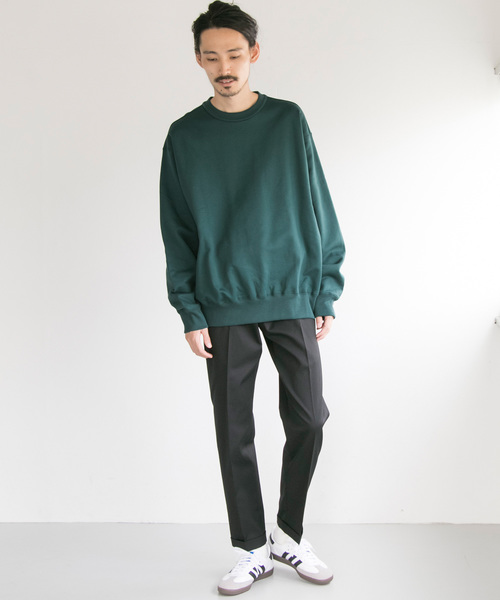 URBAN RESEARCH(アーバンリサーチ)の「COSEI 50/2シルケットバイオSWEAT(スウェット・メンズ・ブラック/レッド/グリーン・2/3)」の6枚目の写真