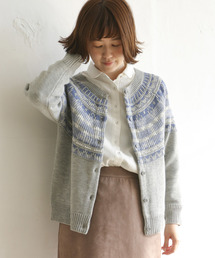 LBC | フェアアイル柄2WAYプルオーバー(ニット/セーター)