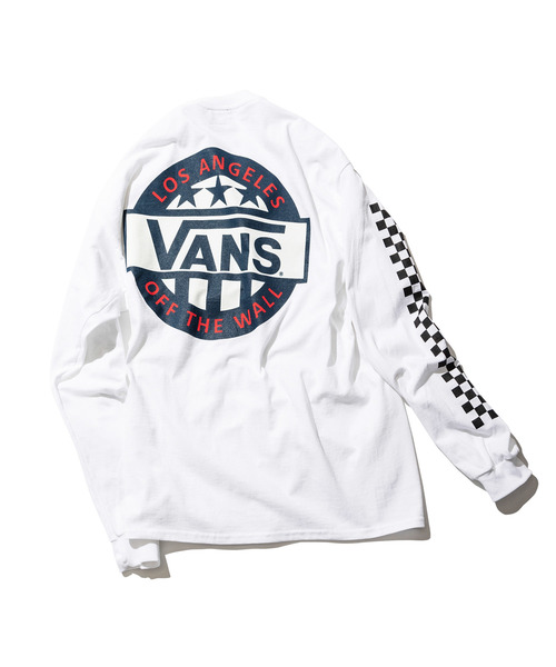 VANS(バンズ)の「別注:VANS/ヴァンズ Native American&Checker L/S T-Shirts(Tシャツ/カットソー・メンズ・ホワイト/ブラック・S/M/L)」の21枚目の写真