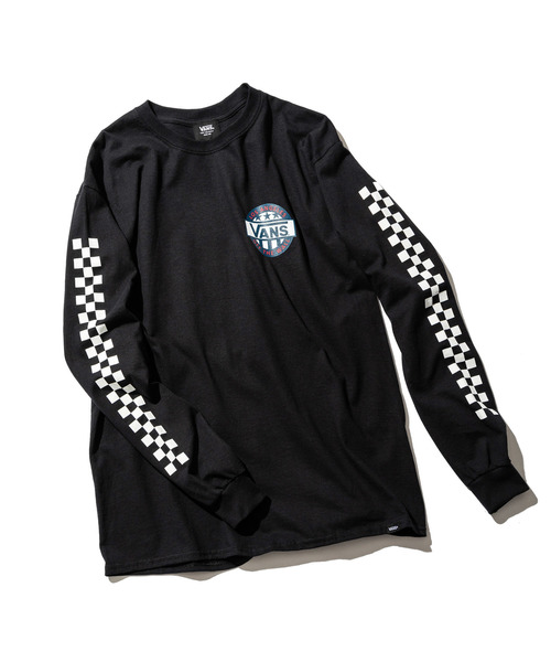 VANS(バンズ)の「別注:VANS/ヴァンズ Native American&Checker L/S T-Shirts(Tシャツ/カットソー・メンズ・ホワイト/ブラック・S/M/L)」の19枚目の写真