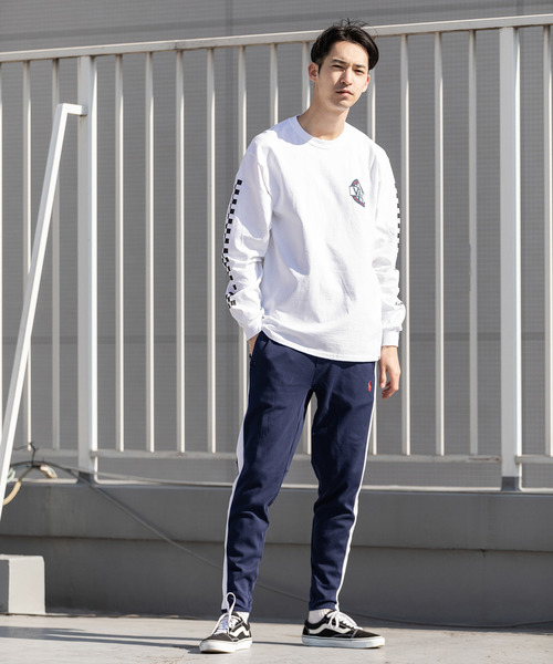 VANS(バンズ)の「別注:VANS/ヴァンズ Native American&Checker L/S T-Shirts(Tシャツ/カットソー・メンズ・ホワイト/ブラック・S/M/L)」の16枚目の写真