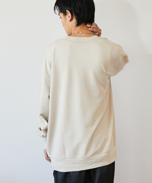 kutir（クティール）の「オーバーシルエット レトロプリント裏毛スウェット（スウェット・メンズ・ブラック/ベージュ/カーキ・MEDIUM/LARGE）」の16枚目の写真