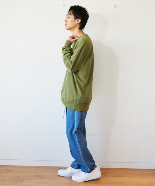 kutir（クティール）の「オーバーシルエット レトロプリント裏毛スウェット（スウェット・メンズ・ブラック/ベージュ/カーキ・MEDIUM/LARGE）」の19枚目の写真