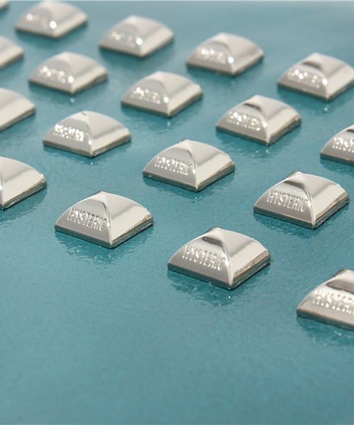 HYSTERIC GLAMOUR（ヒステリックグラマー）の「PYRAMID STUDS クラッチバッグ（クラッチバッグ・レディース・ピンク/ブラック/グリーン・FREE）」の8枚目の写真