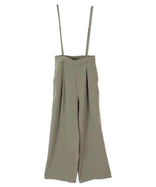 titivate（ティティベイト）の「サスペンダー付き2wayパンツ（その他パンツ・レディース・ブラック/オレンジ/ライトカーキ/ライトベージュ・S/M/L）」の3枚目の写真