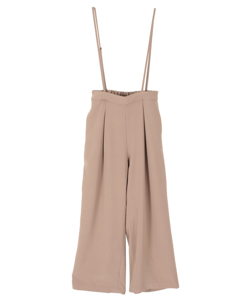 titivate（ティティベイト）の「サスペンダー付き2wayパンツ（その他パンツ・レディース・ブラック/オレンジ/ライトカーキ/ライトベージュ・S/M/L）」の2枚目の写真