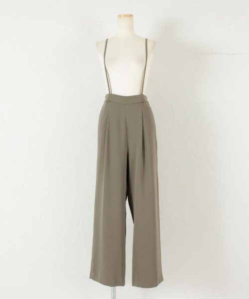 titivate（ティティベイト）の「サスペンダー付き2wayパンツ（その他パンツ・レディース・ブラック/オレンジ/ライトカーキ/ライトベージュ・S/M/L）」の10枚目の写真