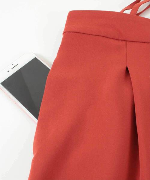 titivate（ティティベイト）の「サスペンダー付き2wayパンツ（その他パンツ・レディース・ブラック/オレンジ/ライトカーキ/ライトベージュ・S/M/L）」の13枚目の写真