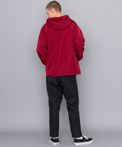 WHITE MOUNTAINEERING（ホワイトマウンテニアリング）の「【White Mountaineering】WM LOGO PRINTED HOODED COACH JACKET（ナイロンジャケット・メンズ・ブラック/バーガンディー・1/2/3）」の8枚目の写真