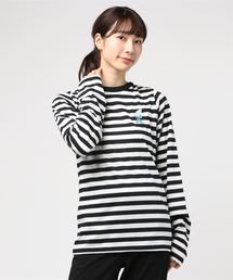 PUNYUS | ワンポイントボーダーロンT(Tシャツ/カットソー)