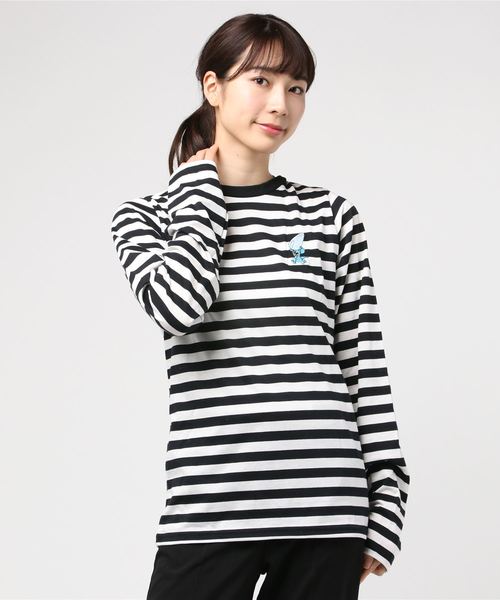 PUNYUS(プニュズ)の「ワンポイントボーダーロンT(Tシャツ/カットソー・レディース・その他1/その他2・1/2/4/3)」の2枚目の写真