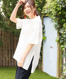 GLOBAL WORK | USAチュニックT【UVケア】/817520(Tシャツ/カットソー)