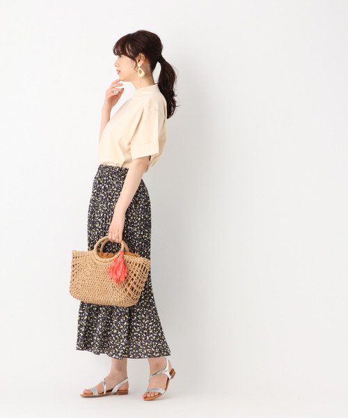 GLOBAL WORK（グローバルワーク）の「USAチュニックT【UVケア】/817520（Tシャツ/カットソー・レディース・ホワイト/ブラック/アイボリー/フューシャピンク/カーキ・MEDIUM/LARGE）」の13枚目の写真