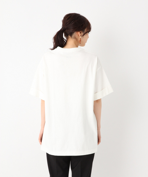 GLOBAL WORK（グローバルワーク）の「USAチュニックT【UVケア】/817520（Tシャツ/カットソー・レディース・ホワイト/ブラック/アイボリー/フューシャピンク/カーキ・MEDIUM/LARGE）」の15枚目の写真